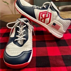 Born Primitive Athletic Shoes - Navy, Red, and White